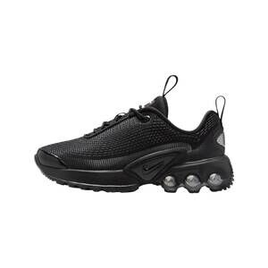 NEW NIKE little kid's air max dn shoes in black/black/metallic dark grey/black